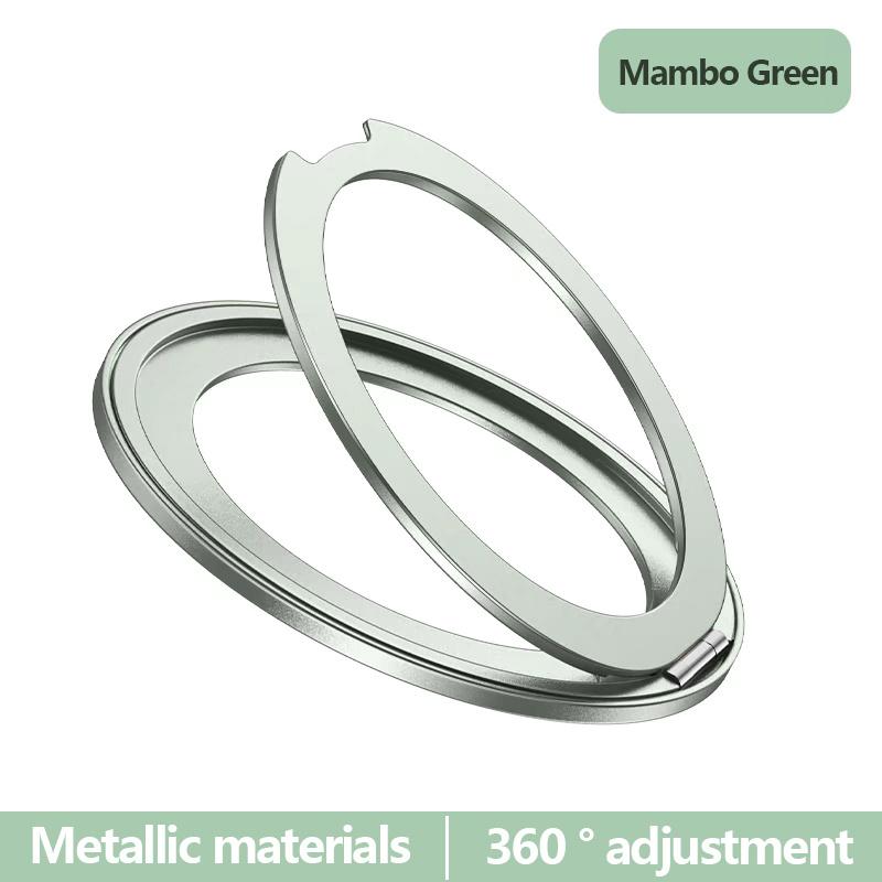 

Универсальный магнитный металлический держатель для мобильного телефона для iPhone Xiaomi Samsung Складной кронштейн Аксессуары для мобильного телефона Подставка для MagSafe зелёный