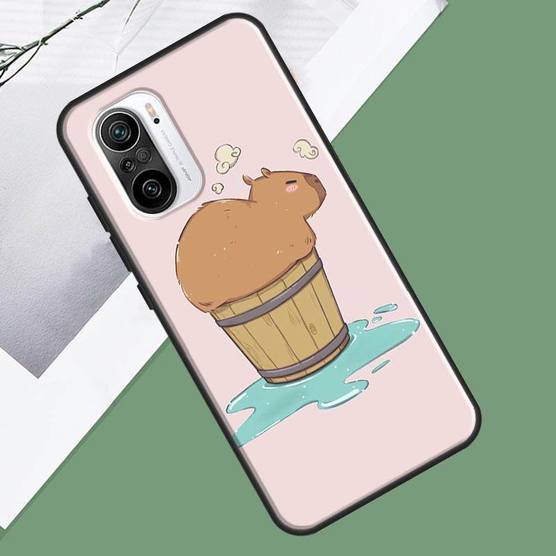 Capybara Spa Case For Xiaomi 15 Ultra 13 14 13T 14T 15T Pro 17 Pro Max POCO X7 Pro F5 F6 X5 X6 F7 Cover