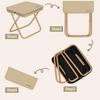 Ultra-Light Pouch-Style Folding Chair – Portable High-Load Camping, Hiking & Queue Seat - Black