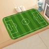 VIKAMA Football Pitch Doormat Stain-Resistant & Non-Slip Entrance Hallway Mat Bedroom Entrance Rug Bedside Carpet Home Decor