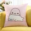 Cute M-Mamegoma Seal Various Sizes Square Pillow Case For Car Home Bedchamber Decor