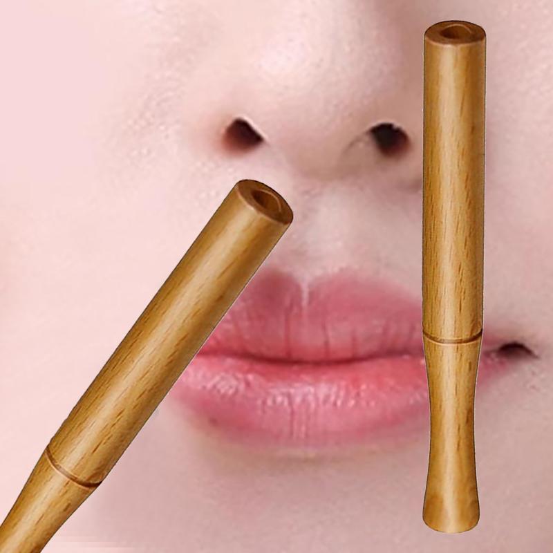 Aromaterapi Inhalator For Eteriske Oljer Slutte å Røyke Inhalatorpinne Tre Personlig Diffuser For Eteriske Oljer Med Fiberstaver