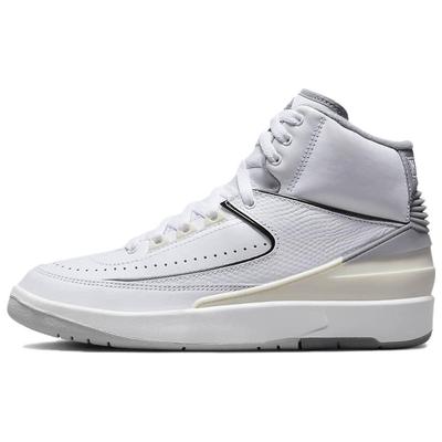 Air 2 Retro GS White Cement Kids Sneakers Sail Black Cement-Grey DQ8562-100