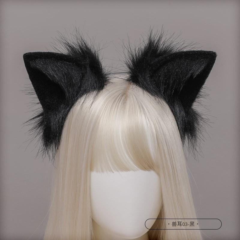Handmade Plush Fox Tail Cosplay Accessory Anime Conventions Unisex Animal Costume Prop