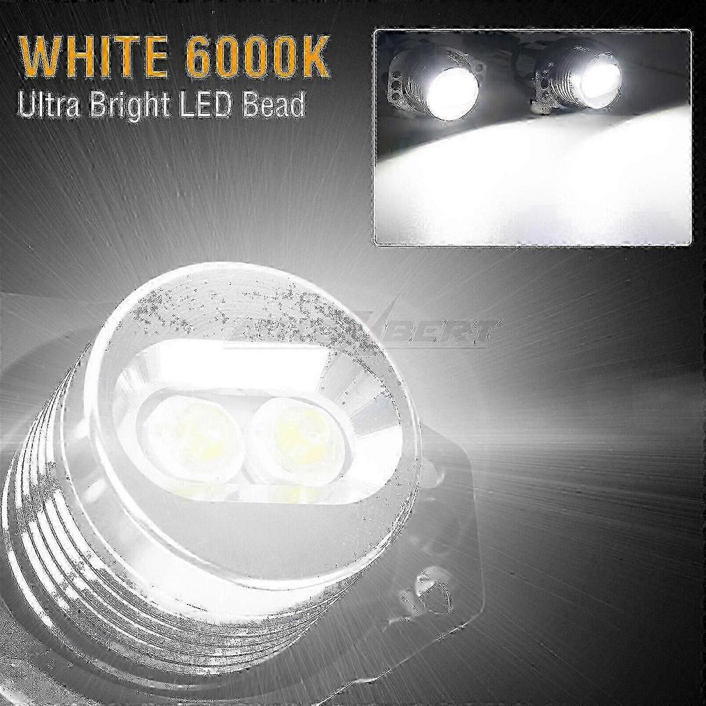 LED Angel Eyes Sada světlometů Kompatibilní s BMW E90 E91 6000K Xenon Bílá Denní Svícení Upgrade Žárovky