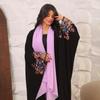 Middle East Dubai Arab Fashion Cardigan Robe Dress Embroidered Cardigan Robe
