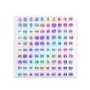 1-500 Laser Number Sticker Label For Nail Polish Color Stickers Tools Numbers Manicure Tips DIY T6I4