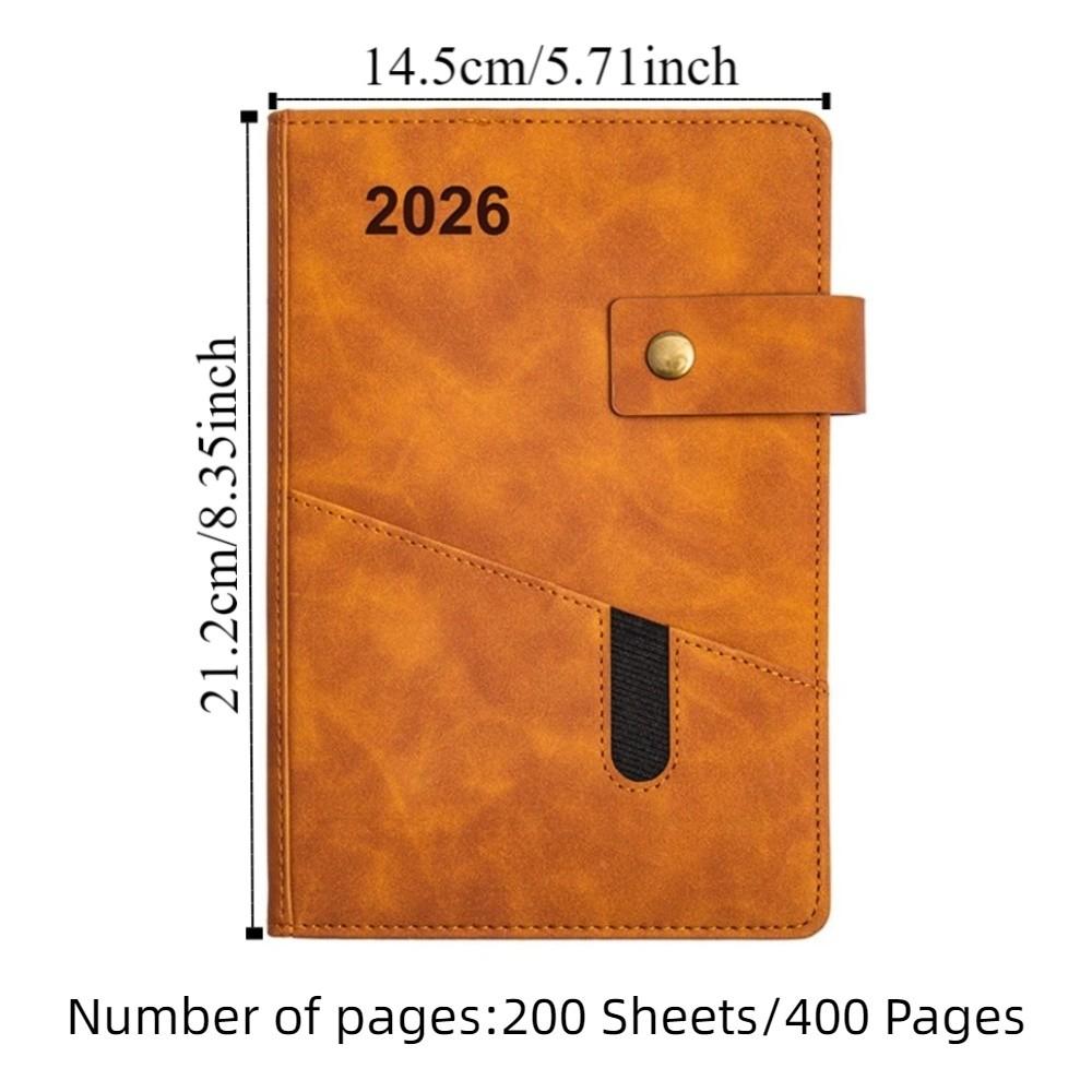 English 2026 Schedule Planner Notepad 12 Months To-do List Notebook  Business