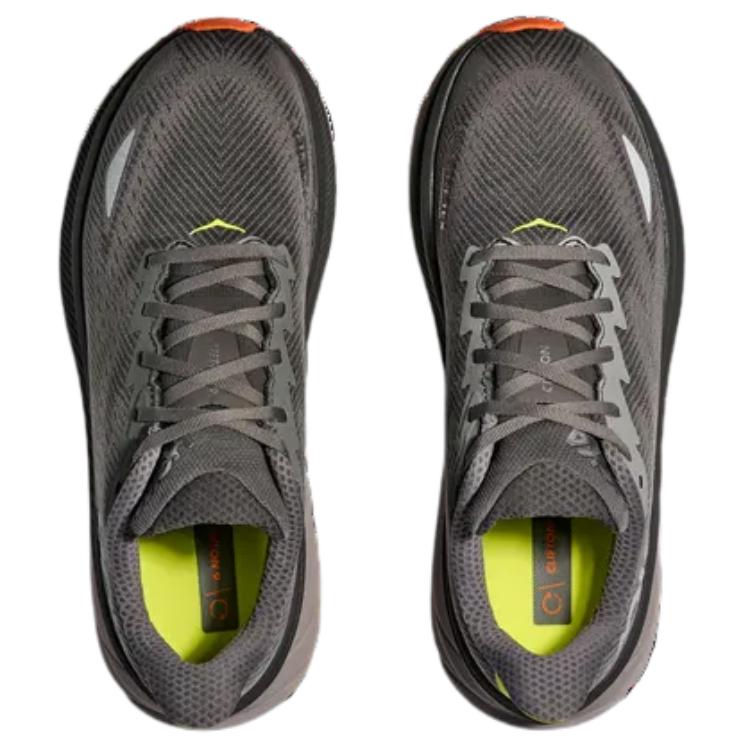 HOKA One One Clifton 9 Comfortable Versatile Durable Running Shoes Men Sneakers Gray 1141470F-ALTG