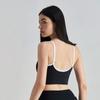 Contrasting Color Sports Vest Splicing Design Fitness Bra Beautiful Back Sports Bra  Youth