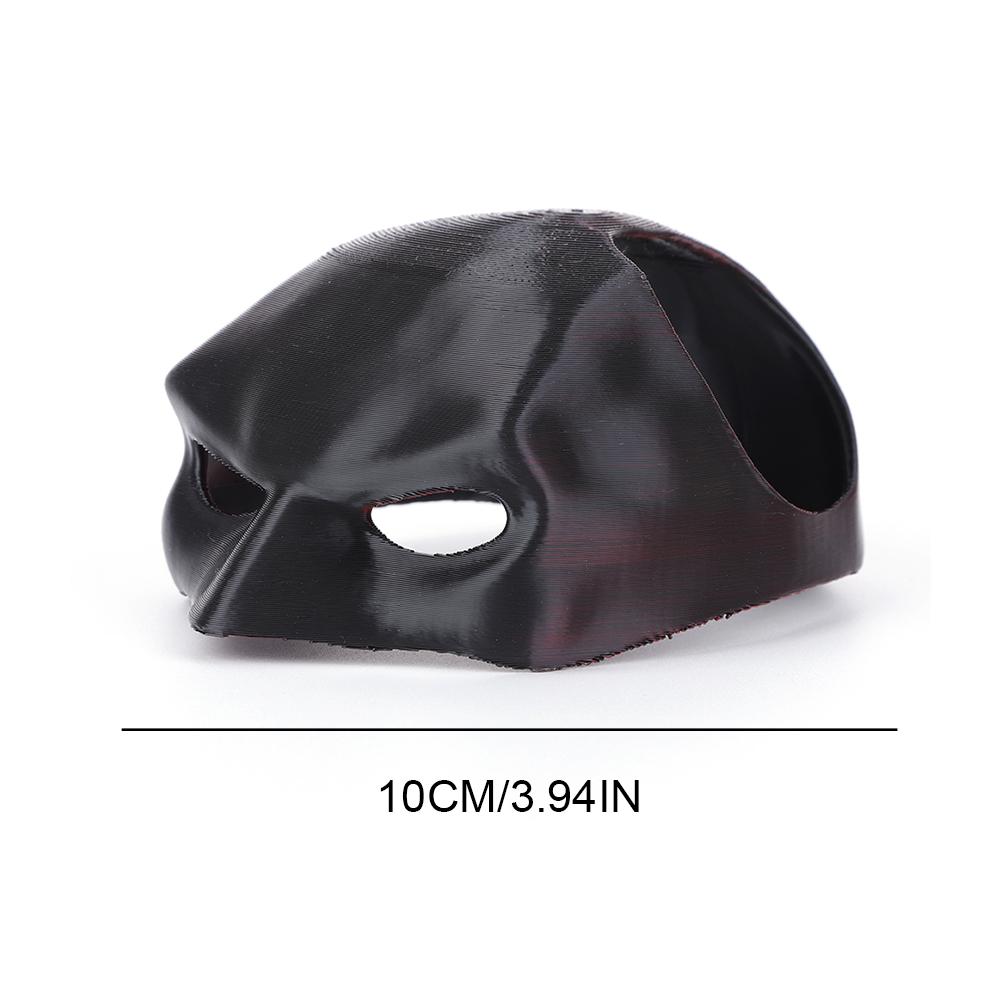 Bat Cat Avenger Mask Black Cat Bat Mask Creative Half Face Cat Mask Decorative Half Face Pet Mask for Halloween Cosplay
