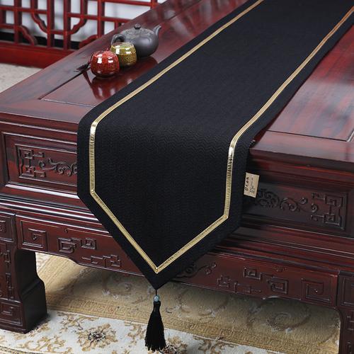 Neue Chinesische Zen Stil Tisch Flagge Wohnzimmer Massivholz Tee Tisch Flagge Esstisch TV Schrank Abdeckung Tuch Tischdecke