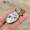 Rainbow Moonstone Pendant Electroformed Copper Pendant Dainty Gemstone Pendant Electroformed Jewelry Anniversary Gift Handmade Boho Pendant