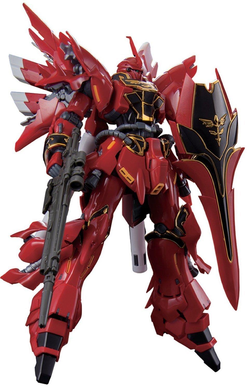 

RG Mobile Suit Gundam UC MSN-06S Sinanju 1/144 Scale Pre-Colored Plastic Model