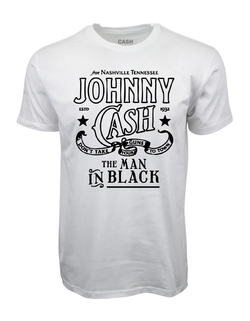 Johnny-R-Cash The Man In Black Graphic T shirt
