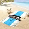 Martini Racing Print Beach Towel, Large Soft Quick Dry Towel for Beach Camping Swimming