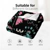 Weird Cat Octopus Cartoon Anime Print Flannel Blanket Soft Warm Throw for Kids Bedroom Sofa Christmas Office Car