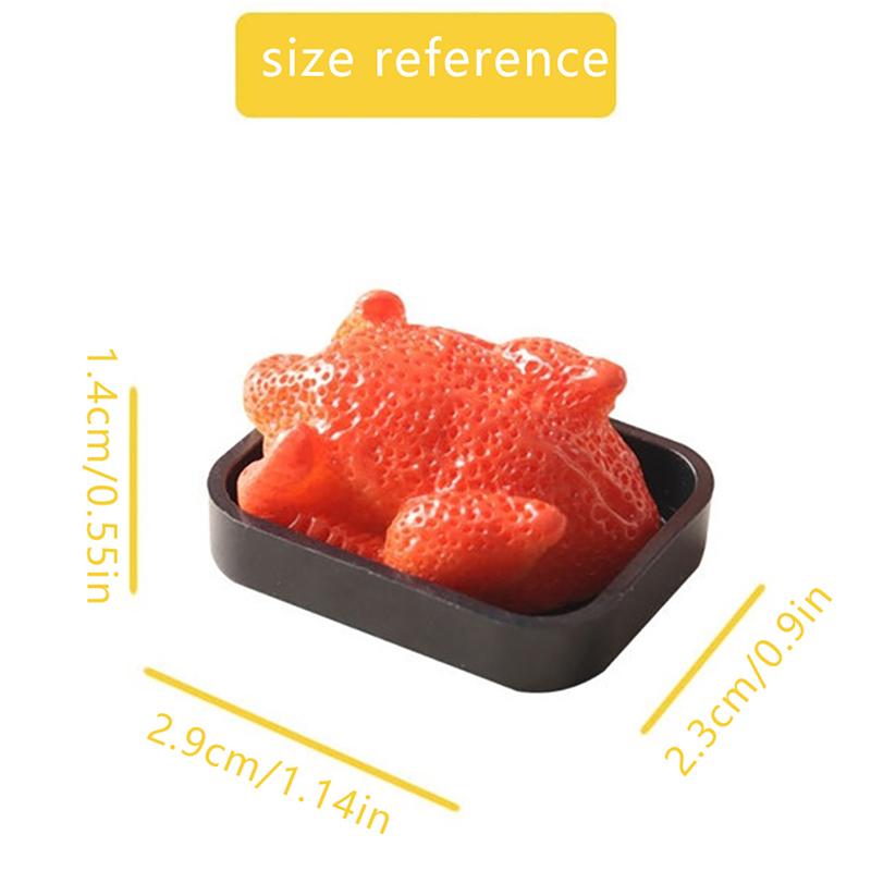 1Set 1:12 Dollhouse Miniature Roast Chicken w/Tray Food Model Kitchen Decor Toy