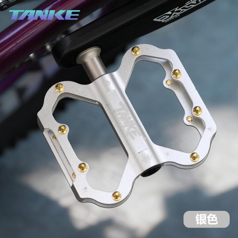 Aluminum Alloy Bicycle Pedals Mountain Road Bike Compatible With Brompton P8 P10 D10 Triple Sealed Bearing