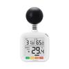 O-712WT Black Globe Heatstroke Index Meter (WBGT) with Thermometer, Humidity, Alarm Function, Large Screen, Backlight, Indoor/Outdoor Use, Cara