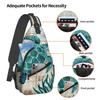 Sea Turtle Pattern Small Chest Bag Men's and Women's Best Gift 2D Flat Cartoon Large Capacity Outdoor Sports Leisure Fashion