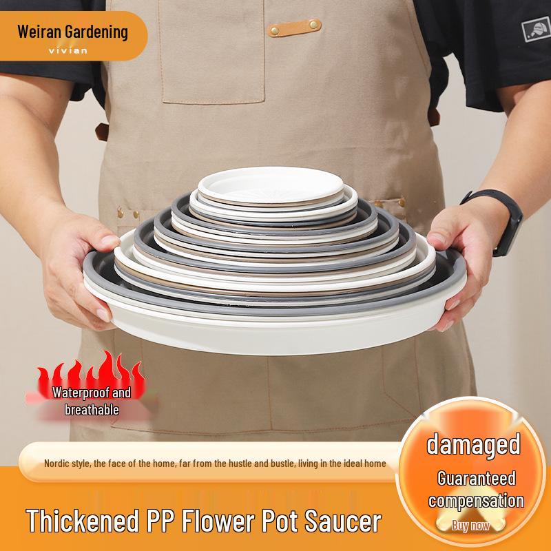 Thickened Extra Large Resin Plastic Flower Pot Base Tray