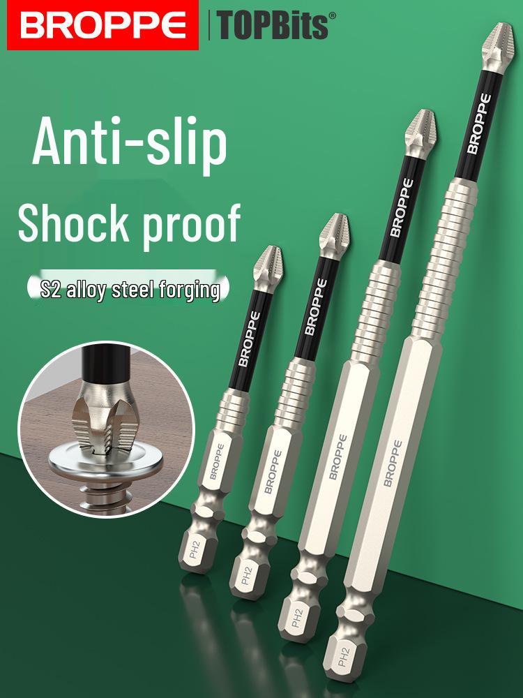 Pulai Non-Slip Phillips Magnetic Hex Screwdriver Bit Set – High Hardness for Impact Drills