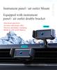 Automatic Clamp Car AC Vent Dash Mount 4.7"-7.2" Cell Phone Bracket Holder Black