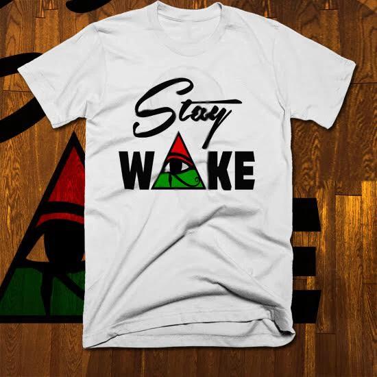 Black History Month T-Shirt African Kemetic Consciousness Stay Woke Amun ra M