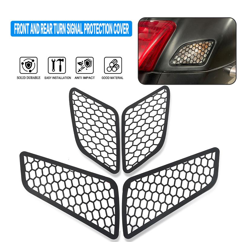Motorcycle Front Rear Turn Signal Light Indicator Case Net Cover For GTS 125 250 300 All Years Headlight Cover Guard GTS125 250