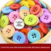 Children's DIY Colorful Button Painting Kit - Creative Love Bear Design for Kindergartens