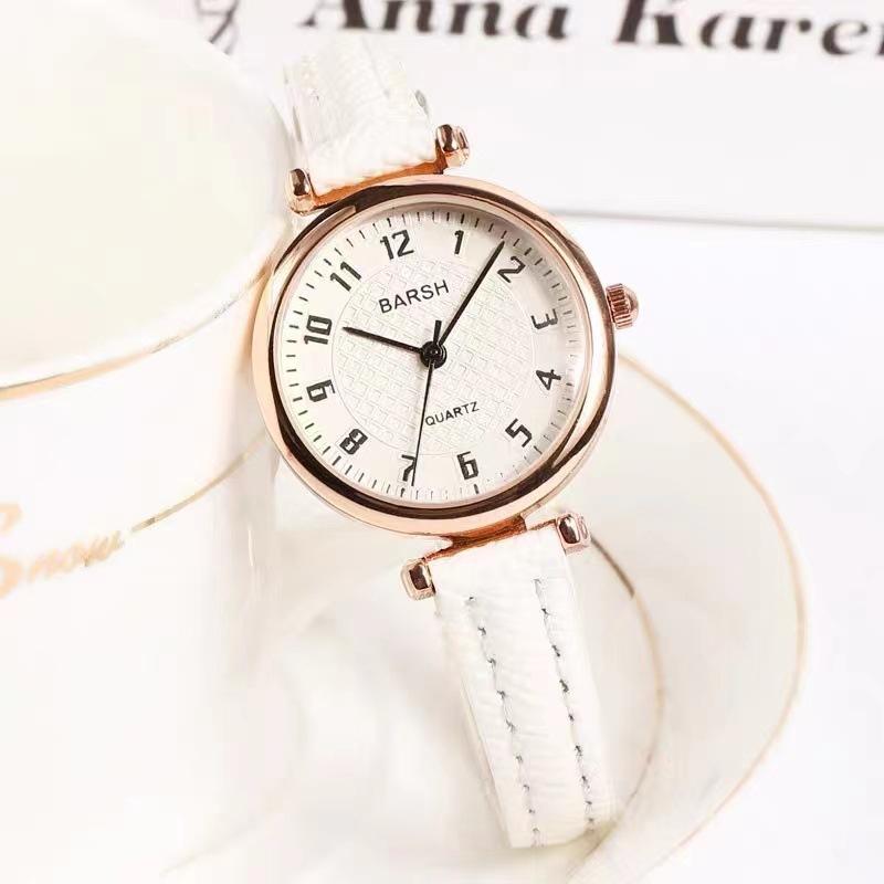 1 Piece/set of Fashionable Student Women's Watch, Women's Style, Simple Temperament, Retro Belt, Ins Style, Niche Quartz Watch