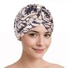 Pleated Hijab Caps Knotted Style Floral Head Wrap New Head Wrap Cap  Women Headwear