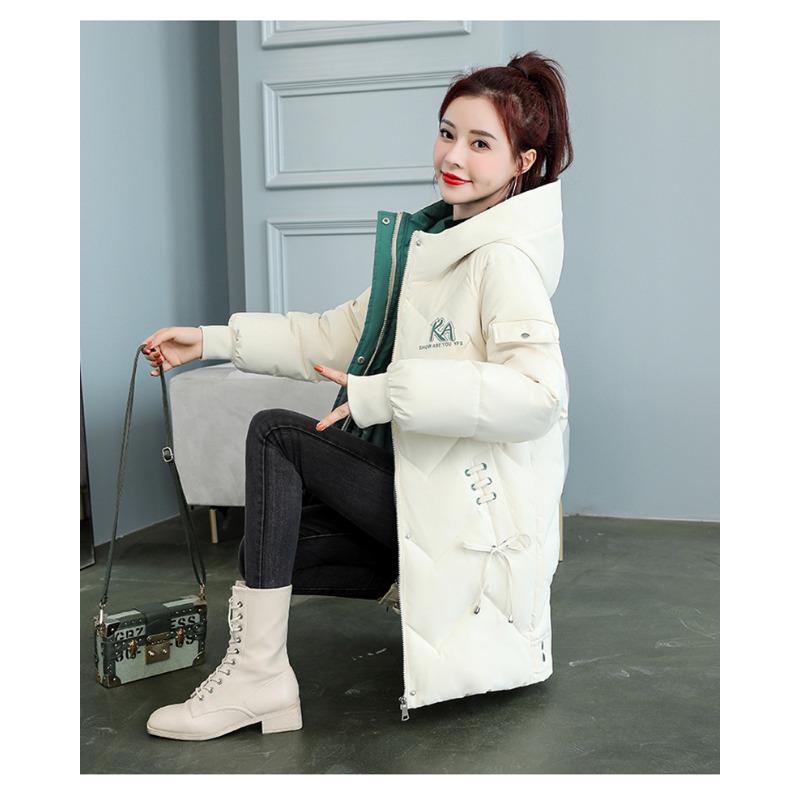 Large Size Cotton-padded Clothes, Long Loose and Thickened Cotton-padded Jackets in Winter.