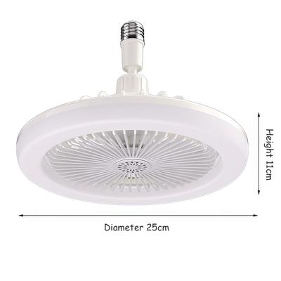 Deckenventilator mit Licht Fernbedienung E27 Konverterbasis Intelligenter Deckenventilator mit Fernbedienung und LED-Beleuchtung für das Wohnzimmer