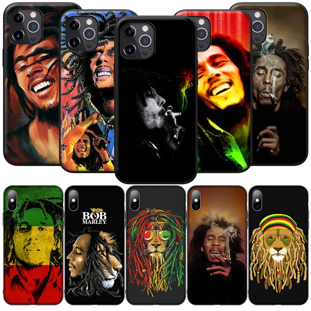 

GX42 Bob Marley Силиконовый мягкий чехол для iPhone 13 12 Mini 11 Pro XS Max XR X 8 7 6 6S Plus 5 5S SE 2020