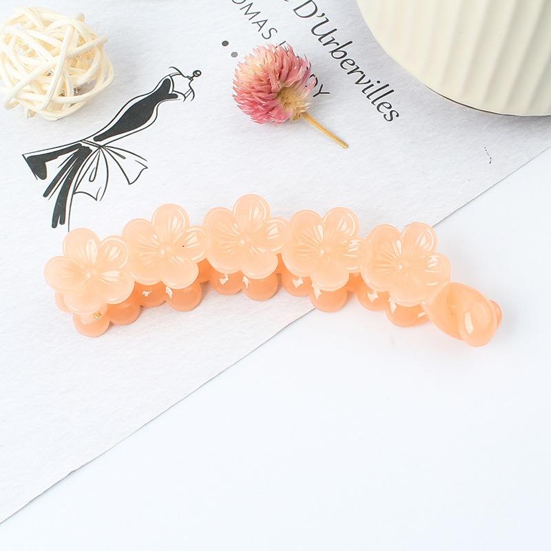 Flowers Twist and Curl with Small-sized Hair Volume Simple Vertical Hair Clips with Anti-slip PropertiesVersatile Hair Clips for The Back of The Head.