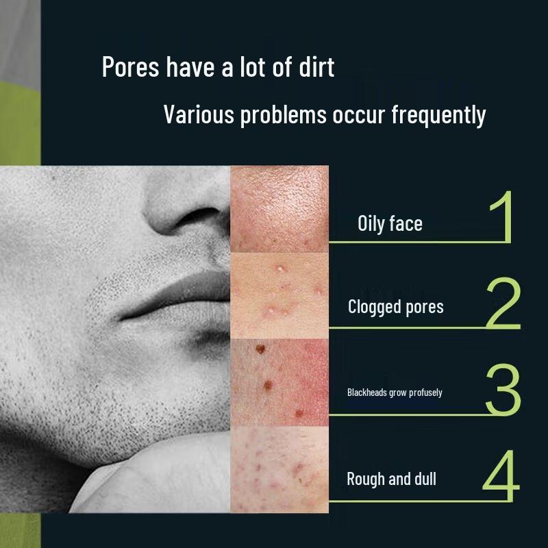 Mentholatum Men's Volcanic Mud Blackhead Cleanser