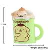 Burger Pompompurin Cartoon Bread And Cup Resin Ornaments For Party And Gifts