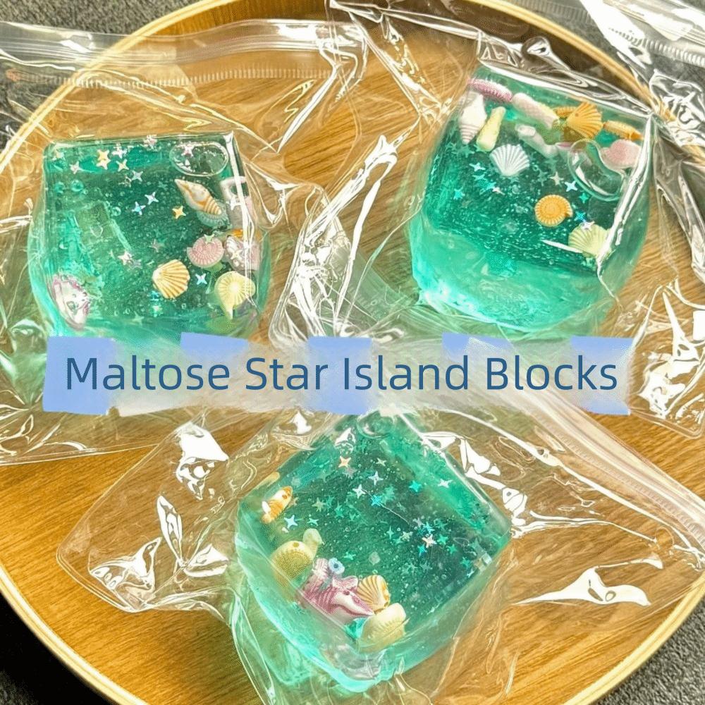 Cartoon Design Squishy Stress Balls Star Shell Blue Slow Rise Squishy Toys  Adults