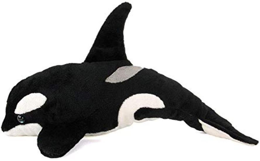 Calorata Killer Whale Plush Toy Soft and Realistic Whale Plush Toy Doll Mascot Birthday Gift Present Christmas Present (24x17x35cm) (Killer Toy)