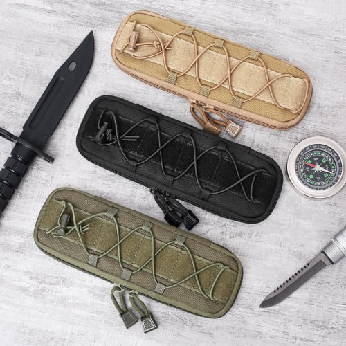 TRIWONDER Molle Pouch, Accessory Pouch, Airsoft Pouch, Tactical Pouch, Survival Pouch, Knife/Tool Pocket, Multi-Function Pouch, Military Pouch, Tactic