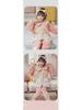 Kids' Flannel Cartoon Pajamas - Warm Coral Fleece for Girls, Autumn/Winter Collection