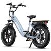 ONESPORT OT08 Elektrofahrrad 20" Fat Tire Hydraulische Bremse 500W Motor E-Bike Für Erwachsene 48V 18AH LCD Display Maximale Reichweite 80KM Maximale Zuladung 150Kg