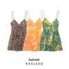 2025 Summer Women's Fashion Print Silk Mesh Dress