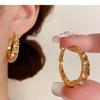 Silver Needle Rhinestone Round Earrings - Simple, Luxurious, Versatile Ear Cuffs for Women