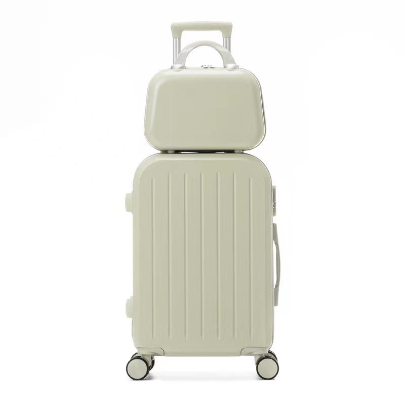 20-Inch Lightweight Spinner Suitcase: Stylish, Compact, with Combination Lock, Unisex Design and High-Quality Wheels for Easy Travel.