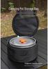 Portable Camping Cookware Set with Tableware Storage Bag