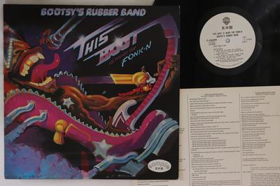 LP Record BOOTSYS RUBBER BAND  This Boot Is Made For Fonkn P10642WPROMO WARNER BROS. 1979 Japan SoulFunk Used
