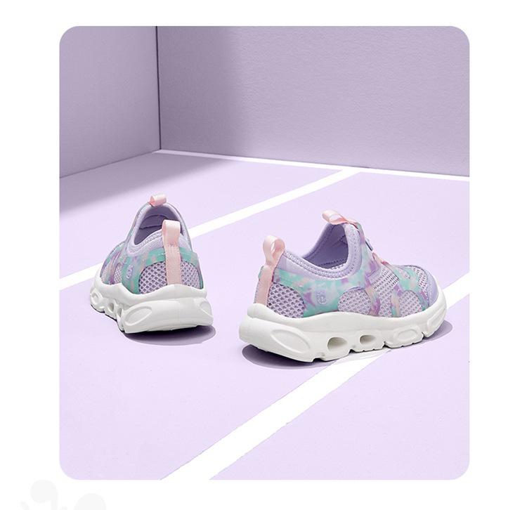 Bobodou 2025 Summer Mesh Sports Shoes for Kids - Breathable, Casual Sneakers for Medium to Large Child, Dad-Style Baby Girl Footwear